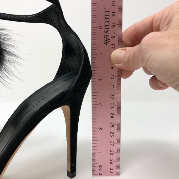 Gucci Mink Pom Pom Stilettos - Picture 6 of 8